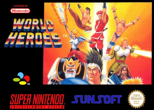 월드 히어로즈 (SNES) Box Art & Cover