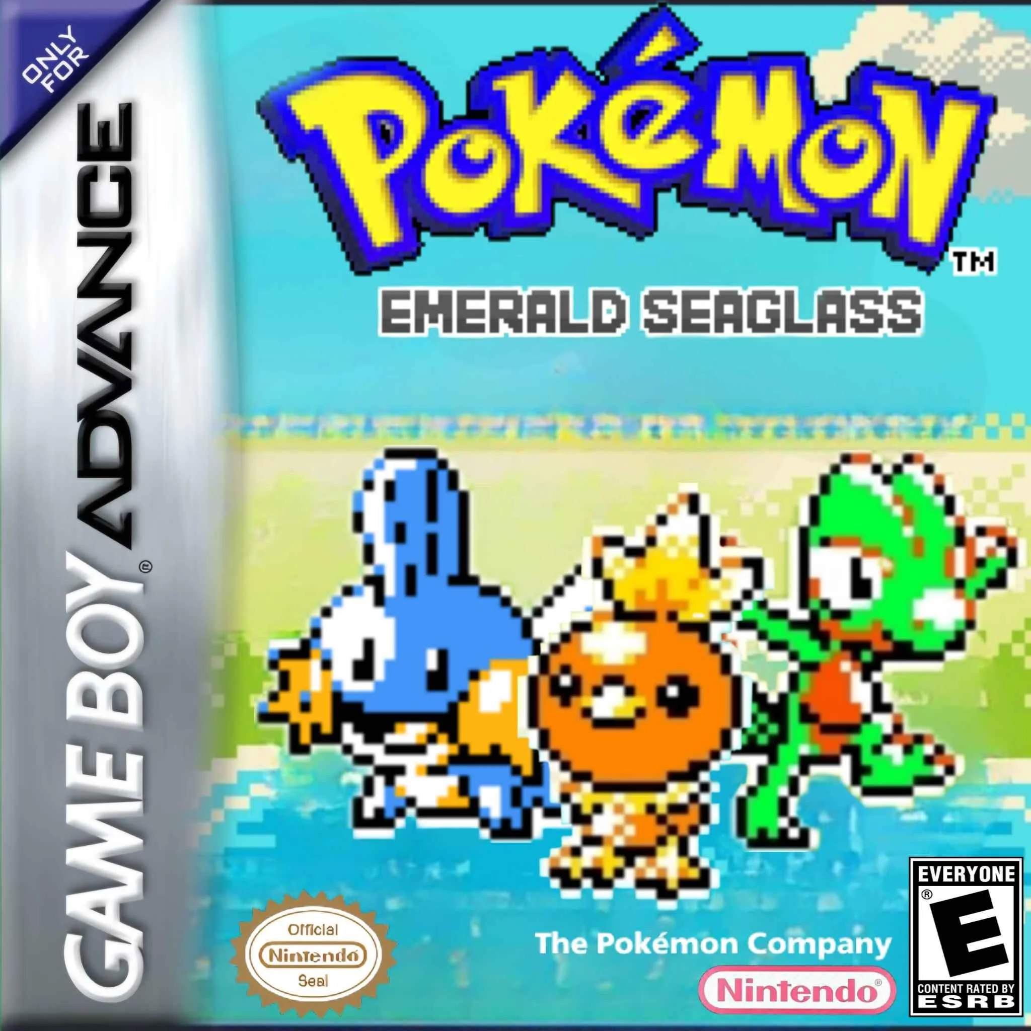 Pocket Monsters - Emerald Seaglass (GBA) Box Art & Cover