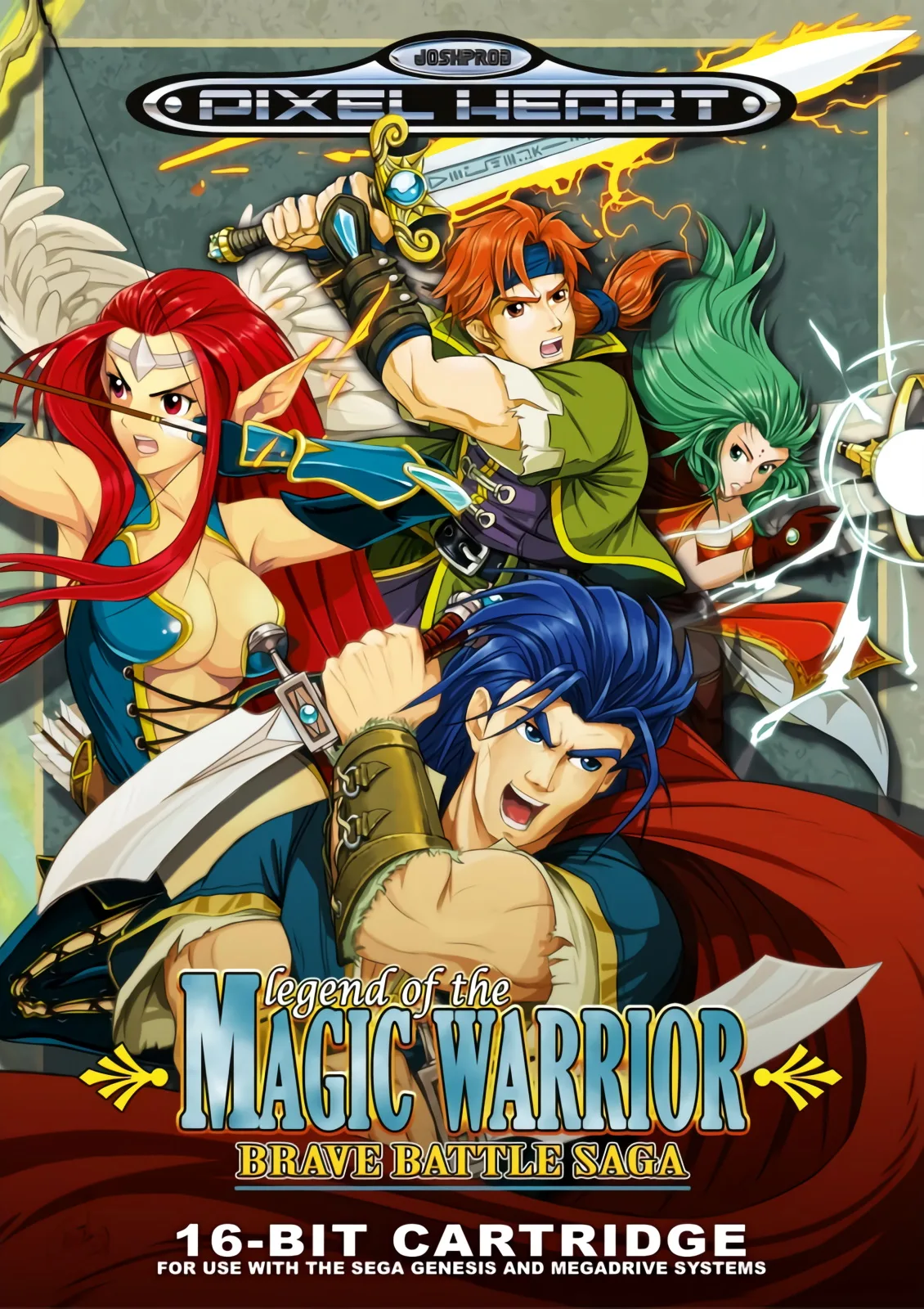 Space Warrior - Magic Warriors (MD) Box Art & Cover