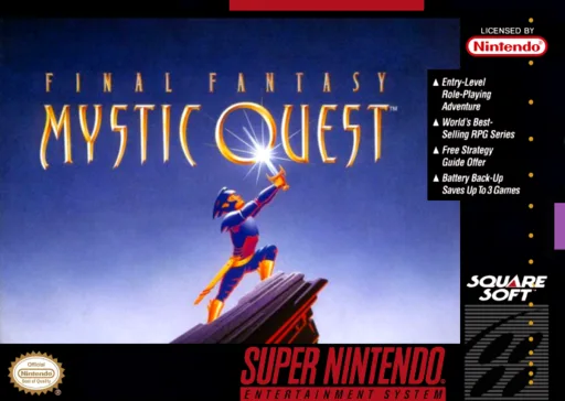 Final Fantasy - Mystic Quest (SNES) Box Art & Cover