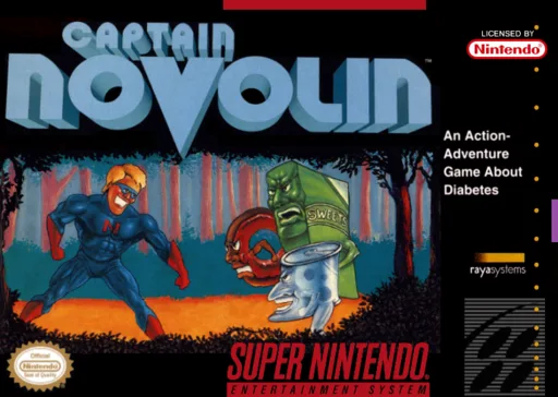 Captain Novolin (SNES) Box Art & Cover