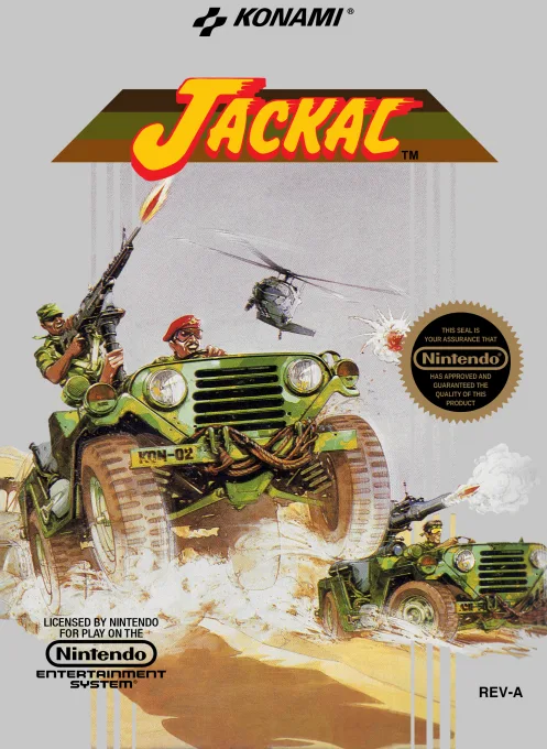Jackal (NES) Box Art & Cover