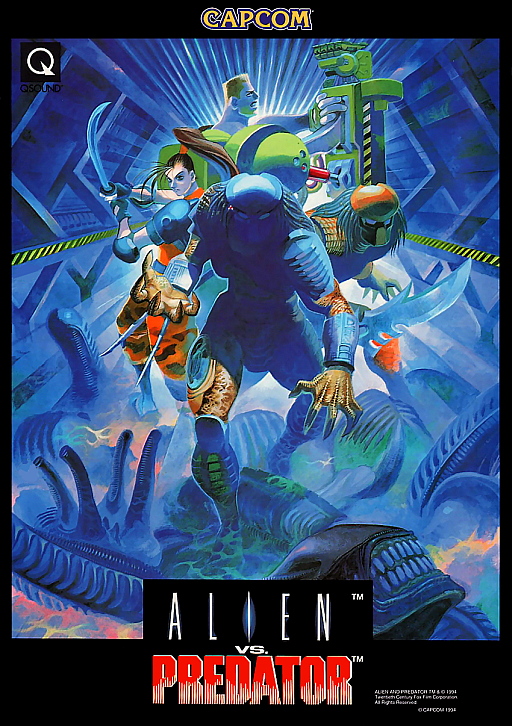 Alien vs Predator (ARCADE) Box Art & Cover