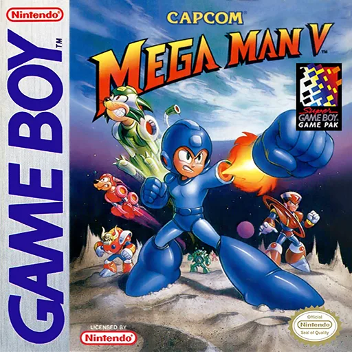 Mega Man V (GB) Box Art & Cover