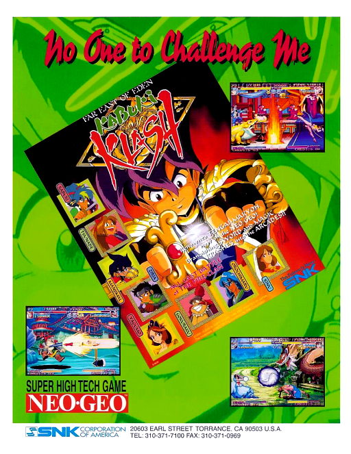Far East of Eden - Kabuki Klash / Tengai Makyou - Shin Den (ARCADE) Box Art & Cover