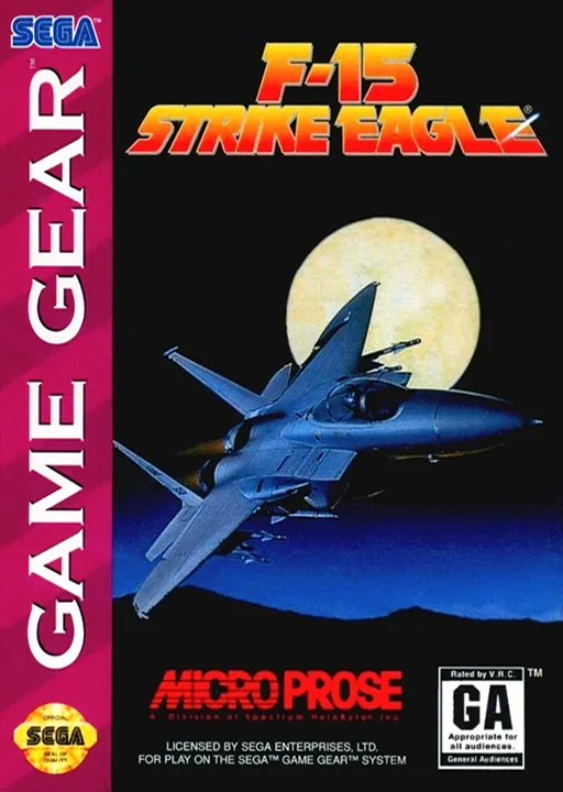 F-15 打击鹰 (GAME GEAR) Box Art & Cover