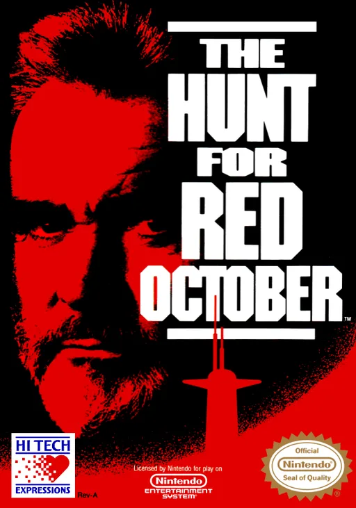 The Hunt for Red October (NES) Box Art & Cover
