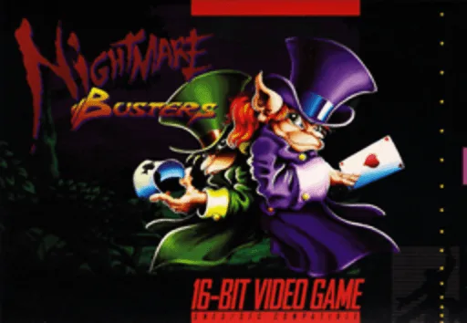 Nightmare Busters (SNES) Box Art & Cover