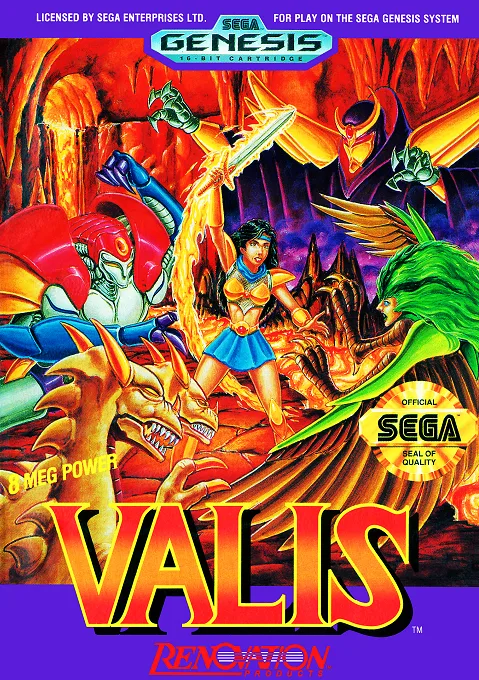 Valis (MD) Box Art & Cover