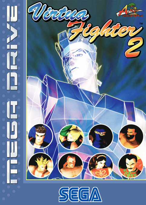 バーチャファイター2 (MD) Box Art & Cover