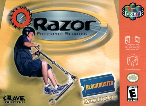 Razor Freestyle Scooter (N64) Box Art & Cover