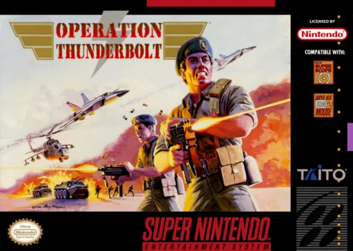 Operation Thunderbolt (SNES) Box Art & Cover