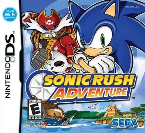 Sonic Rush Adventure (Rev 1) (DS) Box Art & Cover