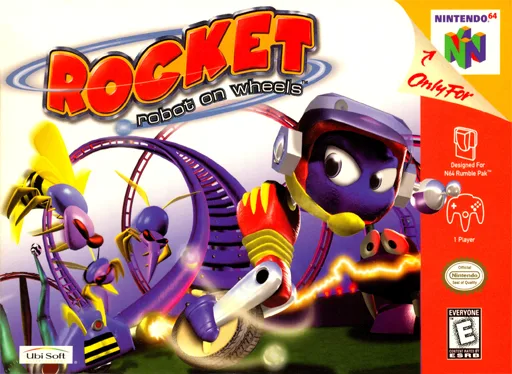 Rocket-Skate Robot (N64) Box Art & Cover