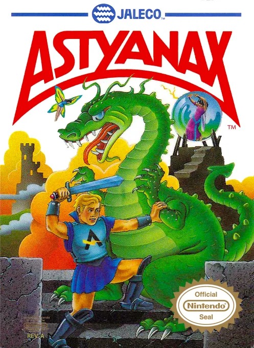 アスティアナクス (NES) Box Art & Cover