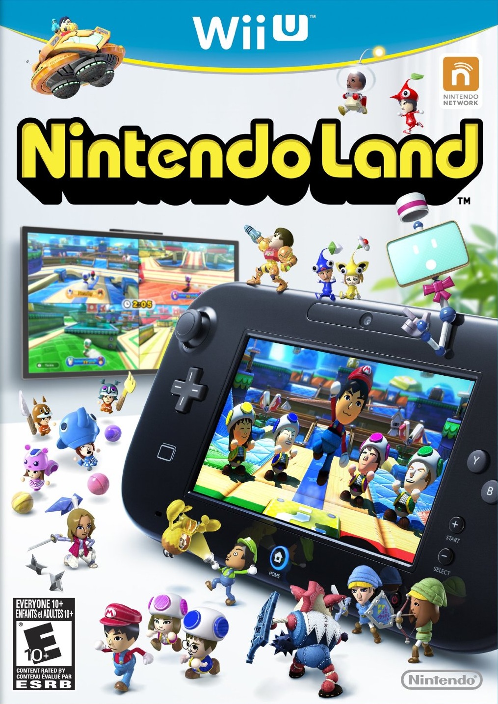 Nintendo Land (WIIU) Box Art & Cover