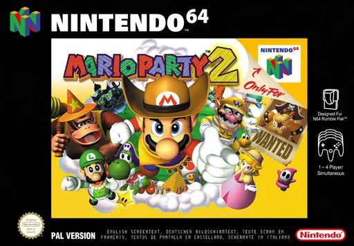 Mario Party 2 (N64) Box Art & Cover