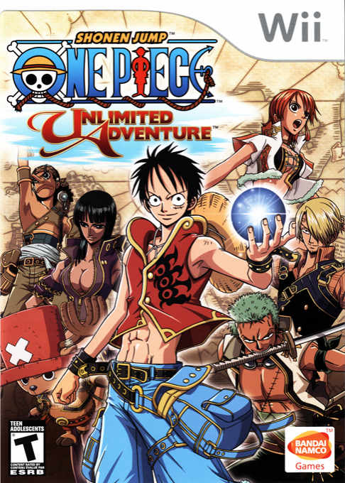 Shonen Jump One Piece: Unlimited Adventure (WII) Box Art & Cover