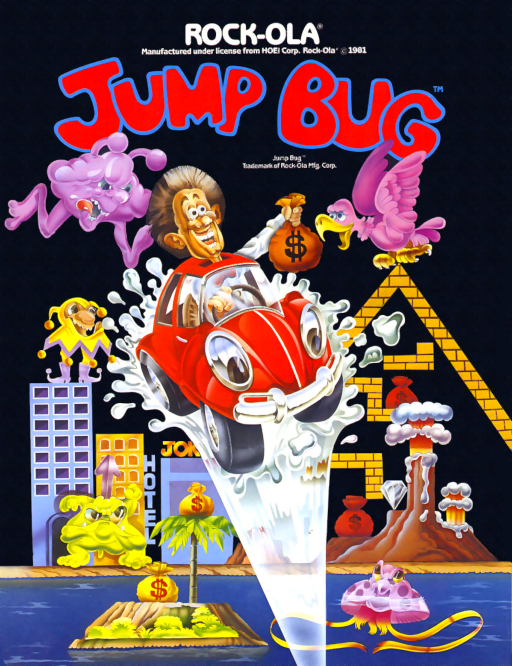 Jump Bug (ARCADE) Box Art & Cover