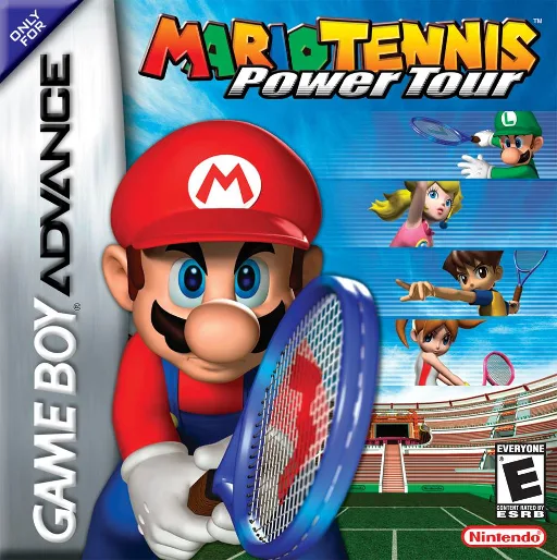 Mario Tennis Power Tour (GBA) Box Art & Cover
