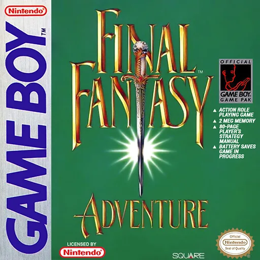 Final Fantasy Adventure (GB) Box Art & Cover