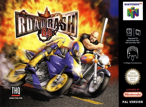 Road Rash 64 (N64) Box Art & Cover