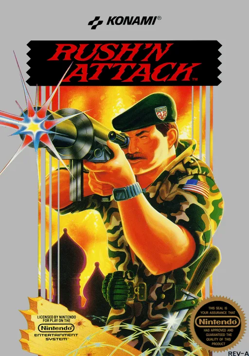 Rush'n Attack (NES) Box Art & Cover