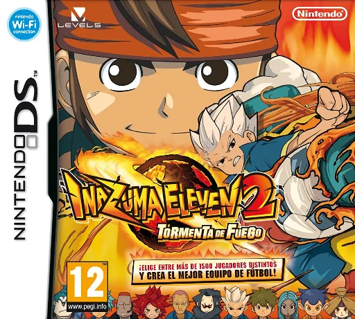 Inazuma Eleven 2 - Tormenta de Fuego (DS) Box Art & Cover
