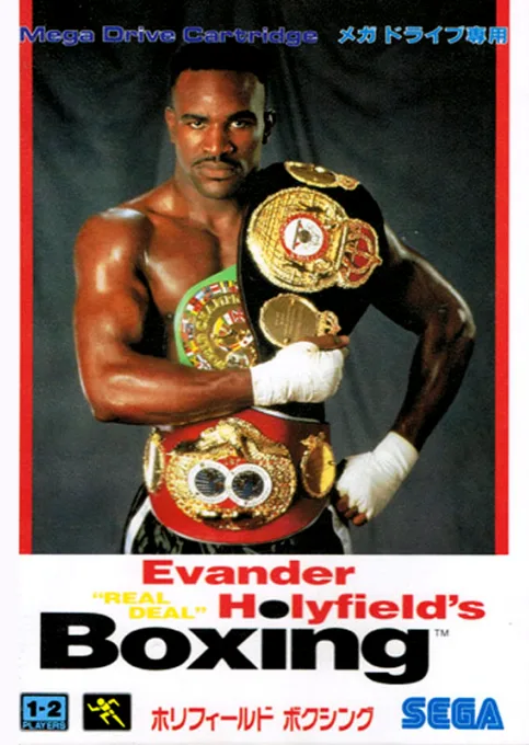 Evander Holyfield's 'Real Deal' Boxing (MD) Box Art & Cover