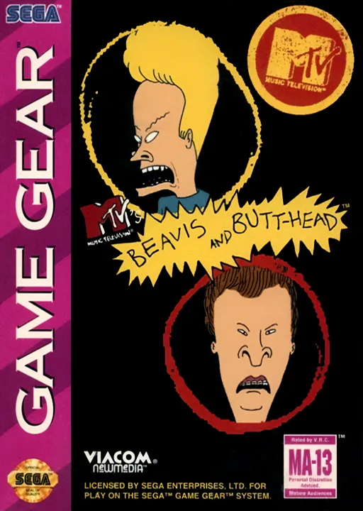 Beavis and Butt-Head (GAME GEAR) Box Art & Cover