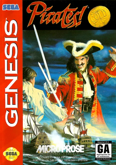 Pirates! Gold (MD) Box Art & Cover