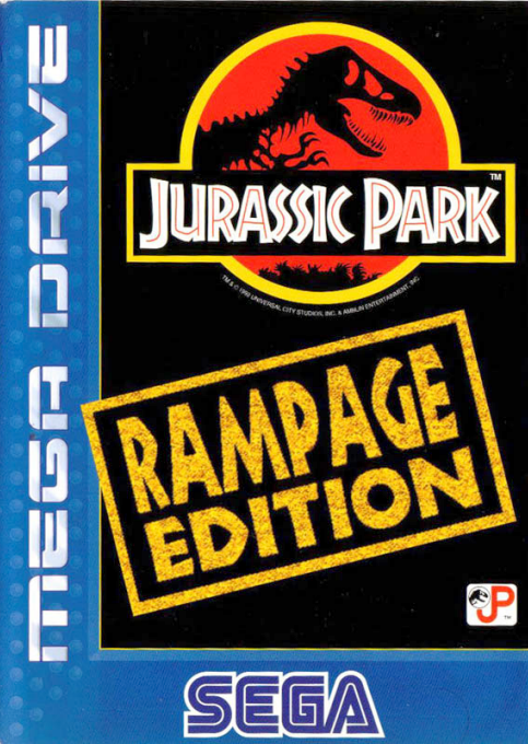 Jurassic Park - Rampage Edition (MD) Box Art & Cover