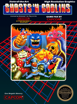 Ghost'n Goblins (NES) Box Art & Cover