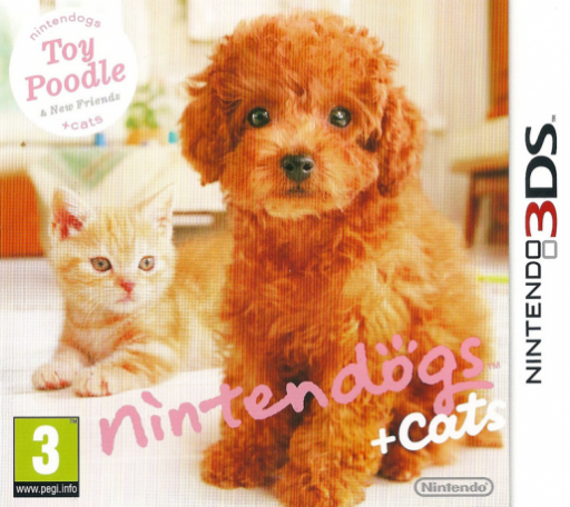 Nintendogs + Cats: Toy Poodle & New Friends (3DS) Box Art & Cover