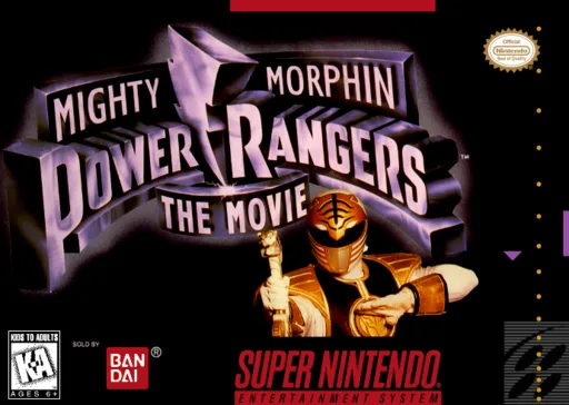 Mighty Morphin Power Rangers - The Movie (SNES) Box Art & Cover