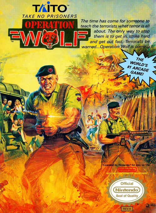 Operation Wolf (NES) Box Art & Cover