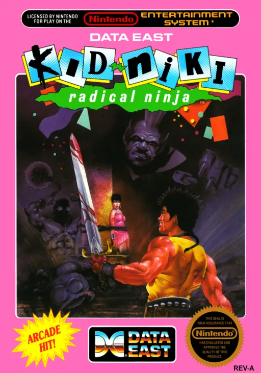 Kid Niki - Radical Ninja (NES) Box Art & Cover