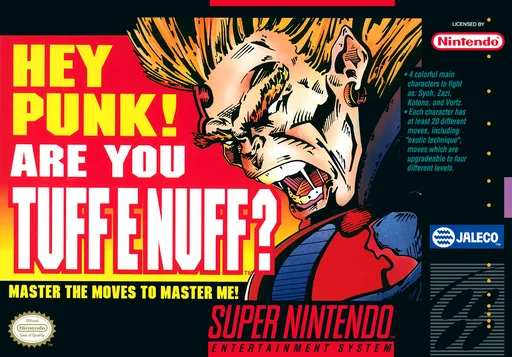 Tuff E Nuff (SNES) Box Art & Cover