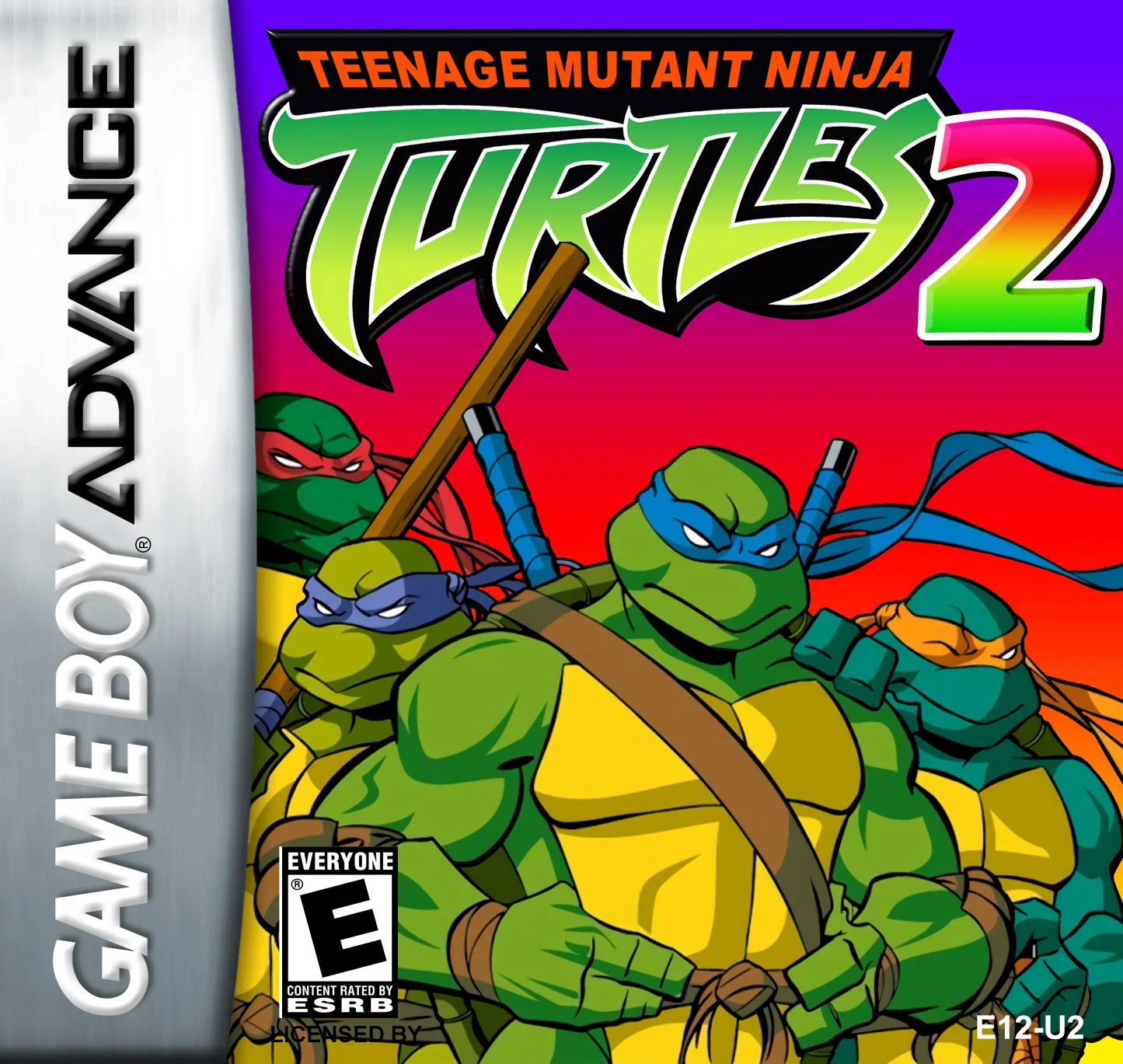 Teenage Mutant Ninja Turtles 2 (GBA) Box Art & Cover