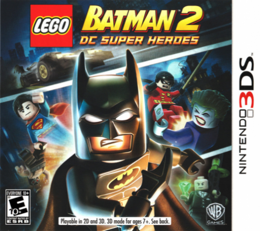 Lego Batman 2: DC Super Heroes (3DS) Box Art & Cover