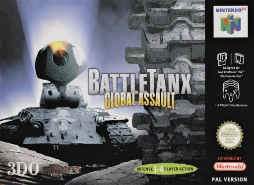 Tank Battle - World Enemy (N64) Box Art & Cover