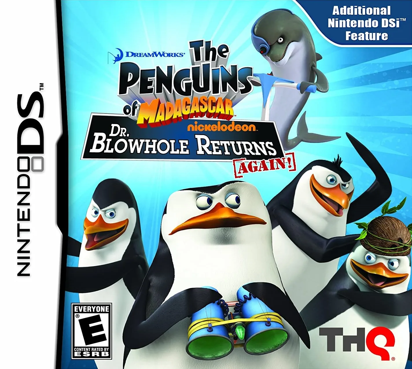 The Penguins of Madagascar - Dr. Blowhole Returns Again! (DS) Box Art & Cover