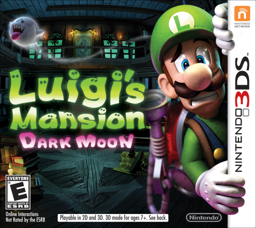 Luigi's Mansion: Dark Moon (3DS) Box Art & Cover