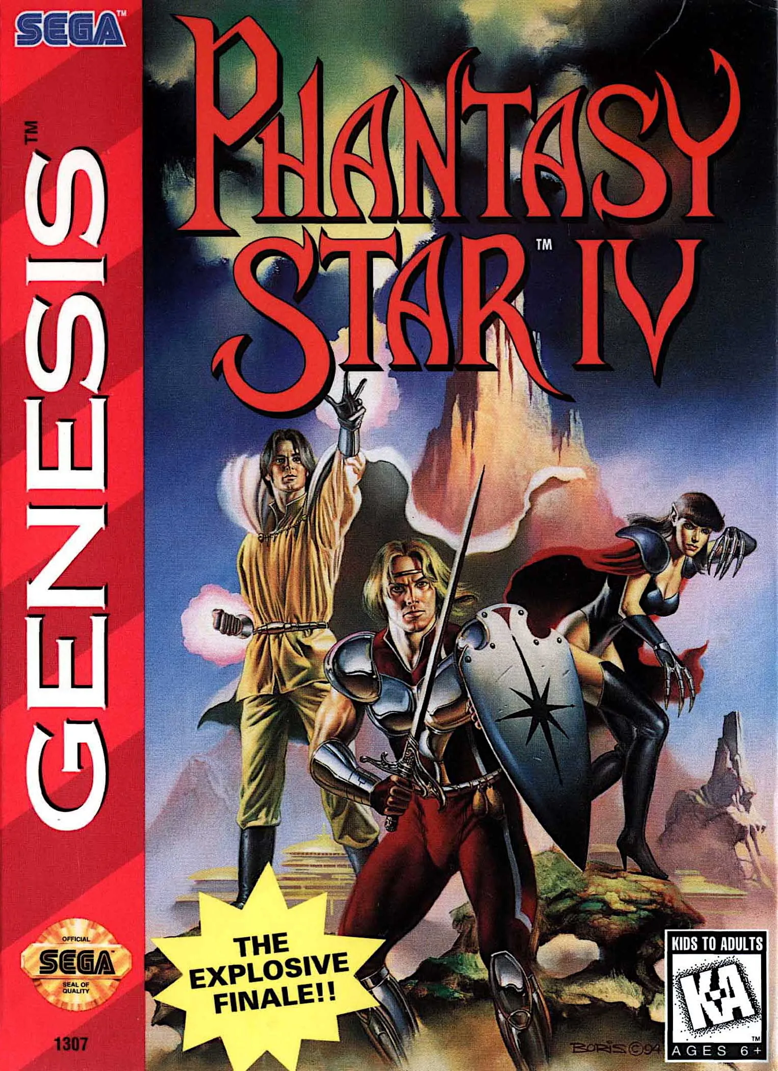 Phantasy Star IV: The End of the Millennium (MD) Box Art & Cover