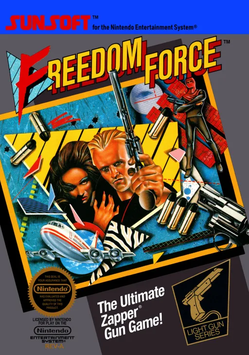 Freedom Force (NES) Box Art & Cover