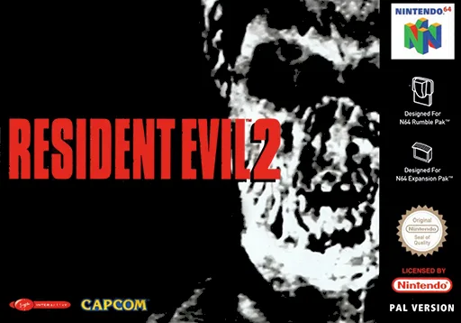 Resident Evil 2 (N64) Box Art & Cover