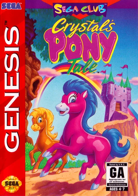 Crystal's Pony Tale (MD) Box Art & Cover
