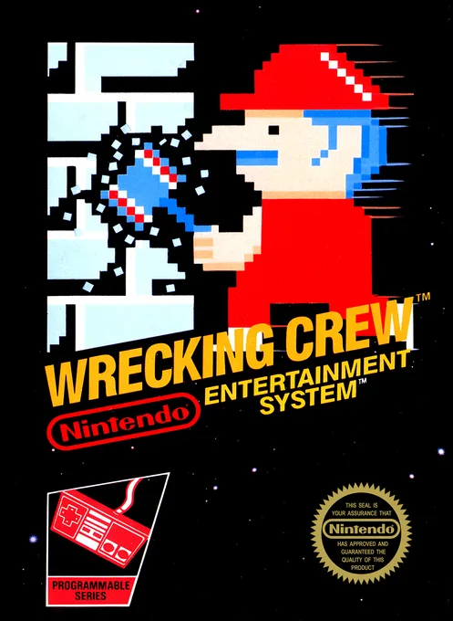 Wrecking Crew (NES) Box Art & Cover