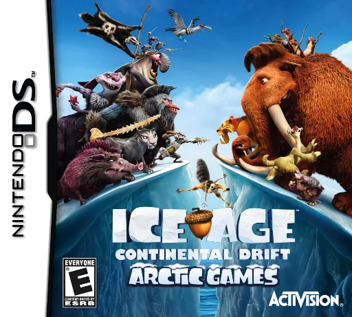 Ice Age 4 - Continental Drift - Arctic Games (DS) Box Art & Cover