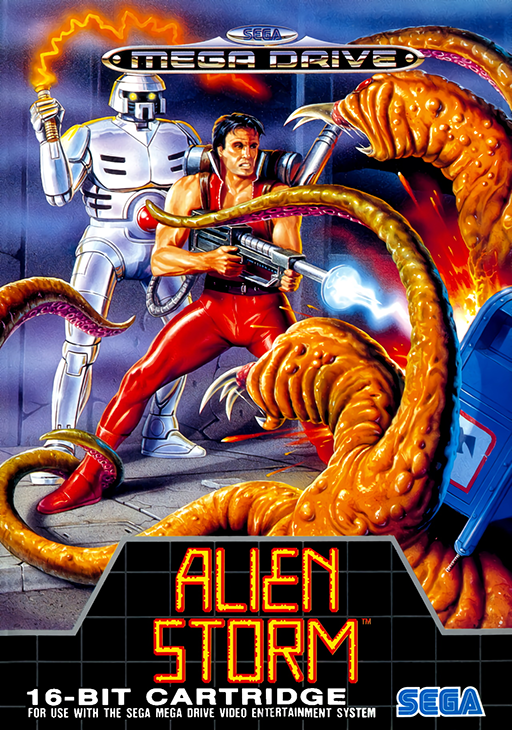 Alien Storm (MD) Box Art & Cover